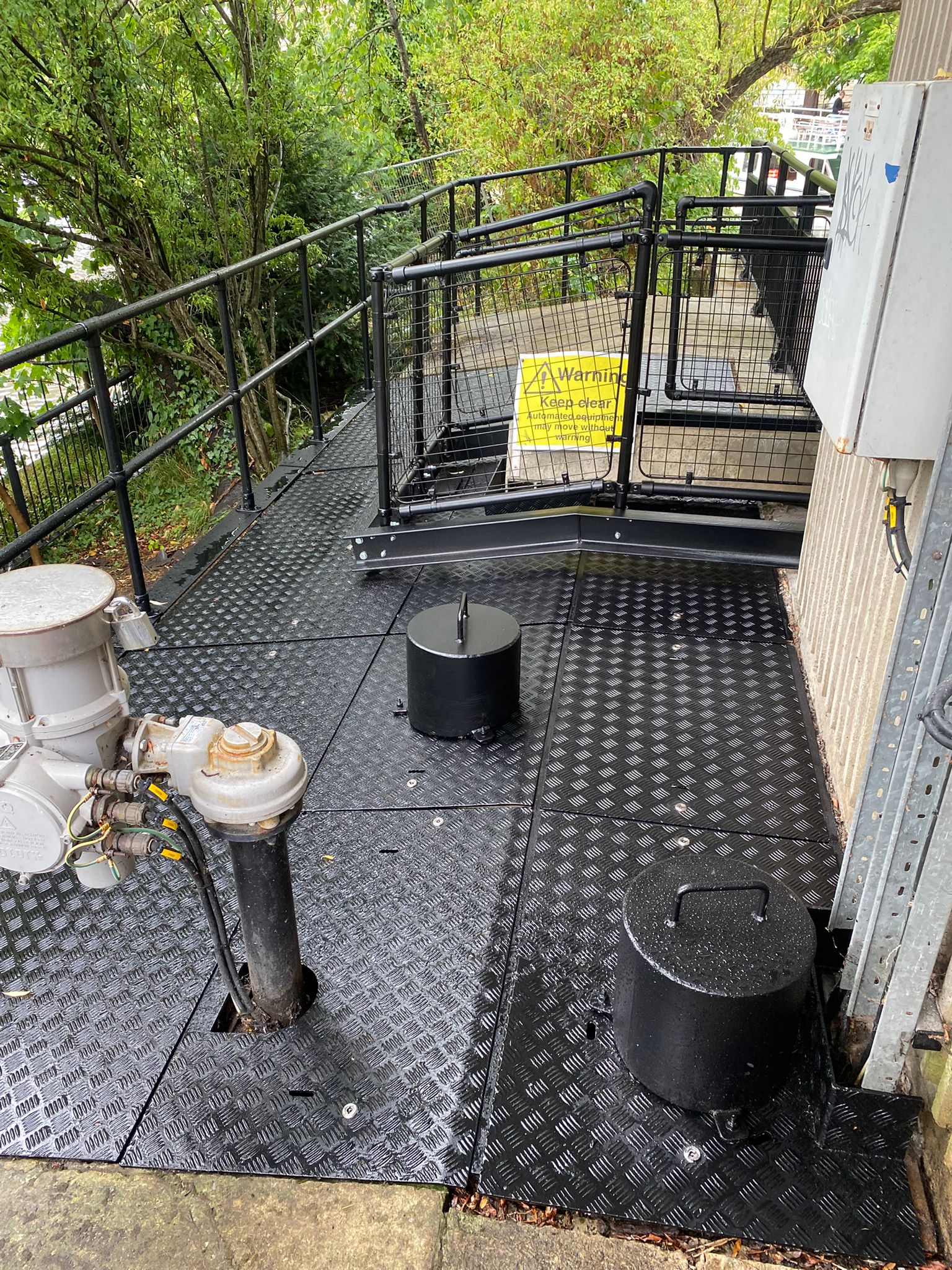 Finished job after being washed down and painted