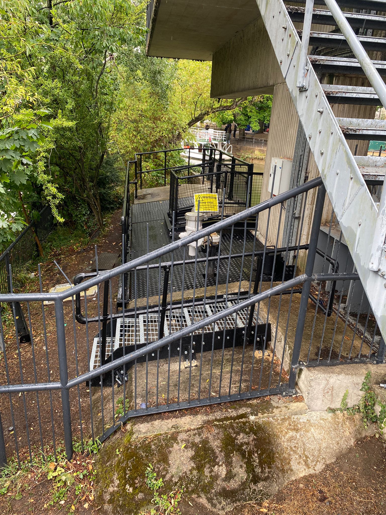 Finished job after being washed down and painted