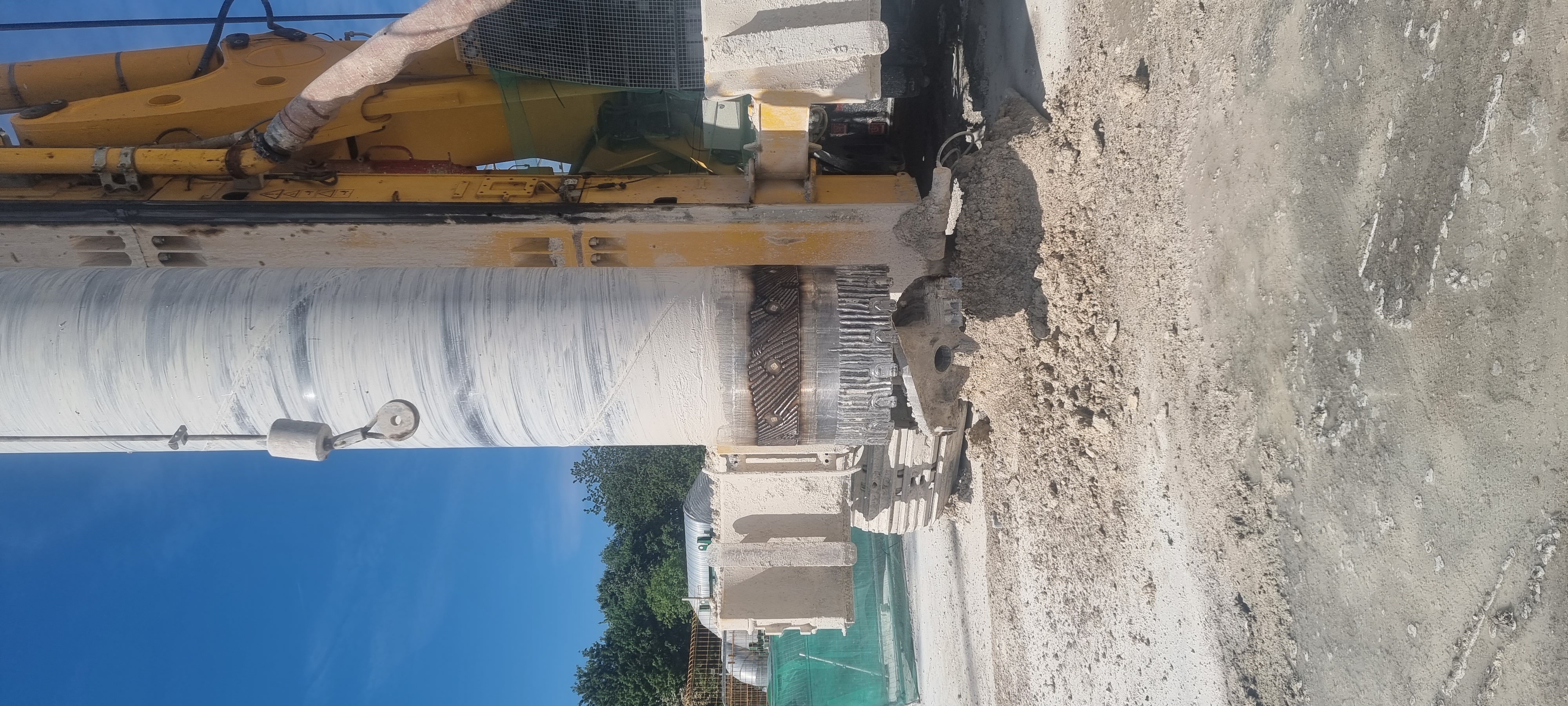 Desander unit serviced as part of preventive schedule